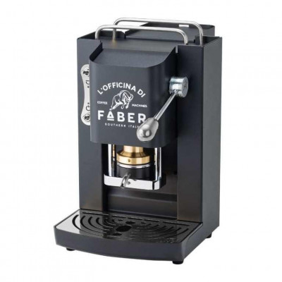 Macchina Da Caffe' A Cialde Pro Deluxe Mat Black Cromato