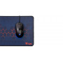 itek E1 Tappetino per mouse per gioco da computer Nero, Rosso