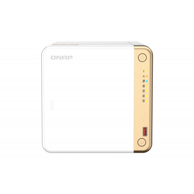 QNAP TS-462-4G server NAS e di archiviazione Tower Intel® Celeron® N4505 4 GB DDR4 0 TB QNAP QTS Bianco