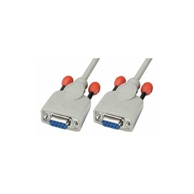 Lindy 3m Null modem cable cavo seriale Bianco