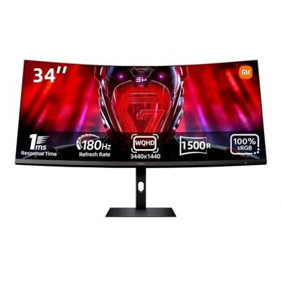 Monitor 34" Gaming G34Wqi Led Quad Hd 3440X1440 Curvo (C34Wqba-Rggl)