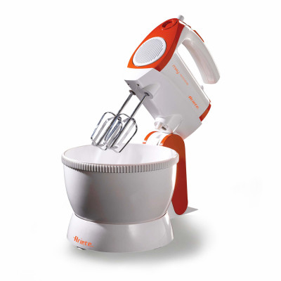 Ariete 1565 Mixy Professional - Sbattitore elettrico con ciotola rotante - 5 velocità - 2 set di fruste in Acciaio Inox - 2,4 L