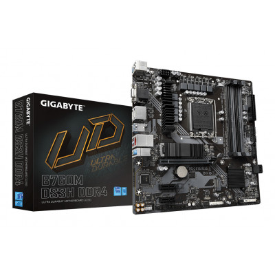GIGABYTE B760M DS3H DDR4 Scheda Madre - Supporta CPU Intel Core di 14a Generazione, VRM Digitale 6+2+1 Fasi, fino a 5333MHz