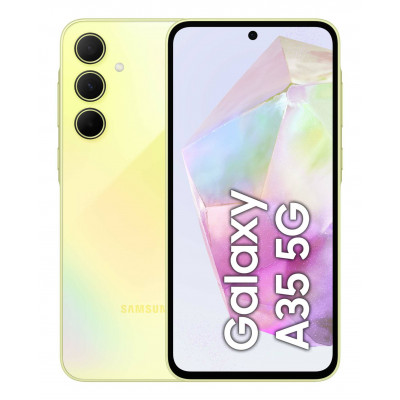 Samsung Galaxy A35 5G Display FHD+ Super AMOLED 6.6”, Android 14, 8GB RAM, 256GB, Dual SIM, Batteria 5.000 mAh, Awesome Lemon