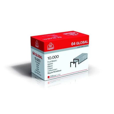 Punti Metallici 64 Global 6/4 - Conf. Da 10000 Pz