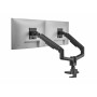 Equip Staffa di montaggio da scrivania per doppio monitor per uso intensivo da 17“-35”, nero