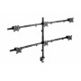 Equip Staffa di montaggio da scrivania per 6 monitor articolati da 17"-32”