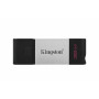 Kingston Technology DataTraveler 80 unità flash USB 32 GB USB tipo-C 3.2 Gen 1 (3.1 Gen 1) Nero, Argento
