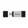 Kingston Technology DataTraveler 80 unità flash USB 32 GB USB tipo-C 3.2 Gen 1 (3.1 Gen 1) Nero, Argento