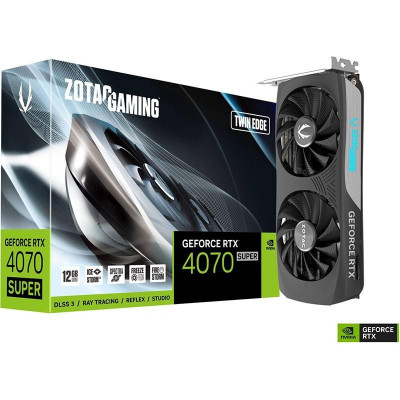 Scheda Video Geforce Rtx 4070 Super Twin Edge 12 Gb (Zt-D40720E-10M)
