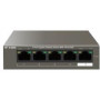 IP-COM 5 porte 10/100 switch 4 porte PoE S1105-4-PWR-H 58W