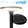 Testa Palo solare LED 4000K pannello fotovoltaico e sensore