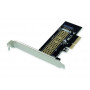 Controller Adattatore Interno Pcie Per M.2 Nvme Con Dissipatore (Emrick05Bs)