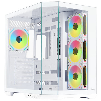 itek DARK CAVE AKU Tower Bianco