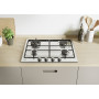 Candy Idea CHW6BR4WX Acciaio inox Da incasso 60 cm Gas 4 Fornello(i)