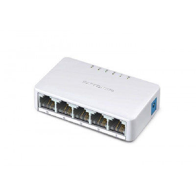 Hub Switch Rete 5 Porte 10/100 Ms-Ms105