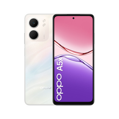 OPPO A5x Smartphone, Foto AI 32MP, Frontale 5MP, Display 6.67” 90HZ LCD HD+, 6000mAh, RAM 4(Esp1GB 2GB 4GB)+ROM 128GB (esp1TB),