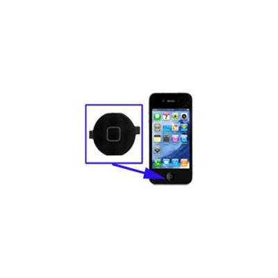 Pulsante Frontale Home per iPhone 4 Nero