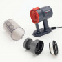 Ariete 2708 Handy Force One, Scopa elettrica e Aspirabriciole, 600W, 2in1, Tecnologia ciclonica, Senza sacco, Serbatoio 0,6L,