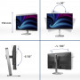 Philips 27B2U4601 00 Monitor PC 68,6 cm (27") 2560 x 1440 Pixel Quad HD LCD Grigio