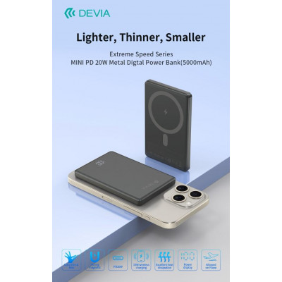 Power bank Magnetico Extreme Speed ​​Series MINI PD 20W 5000mAh