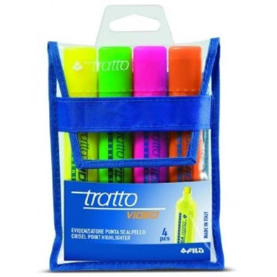 Evidenziatore Multicolore (4 Pezzi)