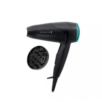 Asciugacapelli D1500 Pieghevole Da Viaggio 2000W Nero
