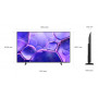 Samsung U8000F UE50U8072FUXXH TV 127 cm (50") 4K Ultra HD Smart TV Wi-Fi Nero