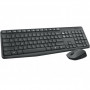 Kit Mk235 Tastiera + Mouse Wireless Nera