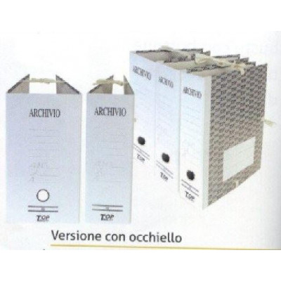 Cartella Faldone Archivio Con Legacci - Dorso 20 Con Occhiello (91085) - 1 Pezzo