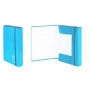 Cartella Con Elastico 3 Lembi Dorso Blu 3Cm