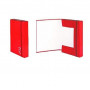 Cartella Con Elastico 3 Lembi Dorso Rosso 3Cm