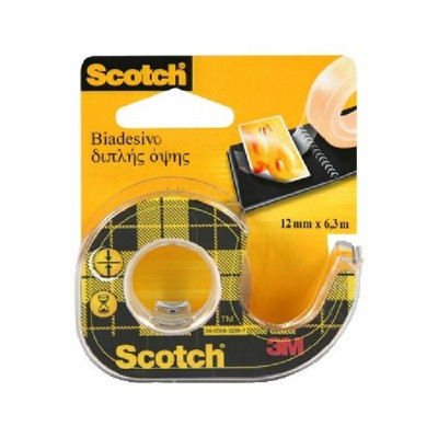 Nastro Biadesivo Scotch 665-136D 12X6.3 - Senza Chiocciola