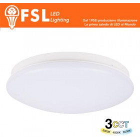 Plafoniera LED 18W Ø312*82mm - 3 in 1 CCT (3000-4000-6500K)