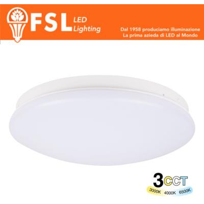 Plafoniera LED 24W Ø364*94mm - 3 in 1 CCT (3000-4000-6500K)
