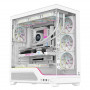 Case Gaming Tower Showbui 82W - No Alimentatore - Argb Fan - Bianco (Itgcasbw82W)