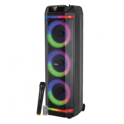 Cassa Audio Diffusore Amplificato Vibe Twr Con Radiomicrofono - Woofer 8"