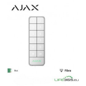 Ajax Superior Keypad Outdoor Fibra - Tastiera cablata outdoor bianco