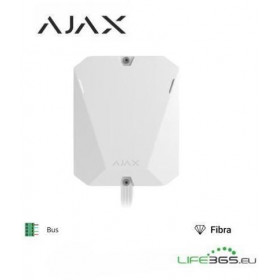 Ajax Superior MultiTransmitter Fibra white - Modulo cablato per integrare rilev