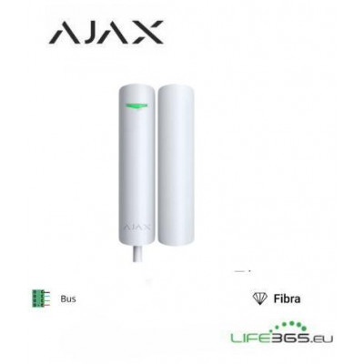 Ajax Superior DoorProtect Plus Fibra - Rilevatore porte&finestre magnetico bianc