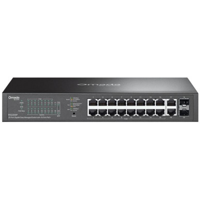 Omada 20-Port Gigabit Easy Managed Switch with 16-Port PoE+