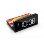 Sveglia Orologio Digitale Crg Wb Con Funzione Di Ricarica Wireless - Nero