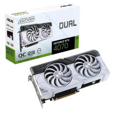 Scheda Video Geforce Rtx 4070 Dual Oc White Ed. 12Gb (90Yv0Iz4-M0Na00)